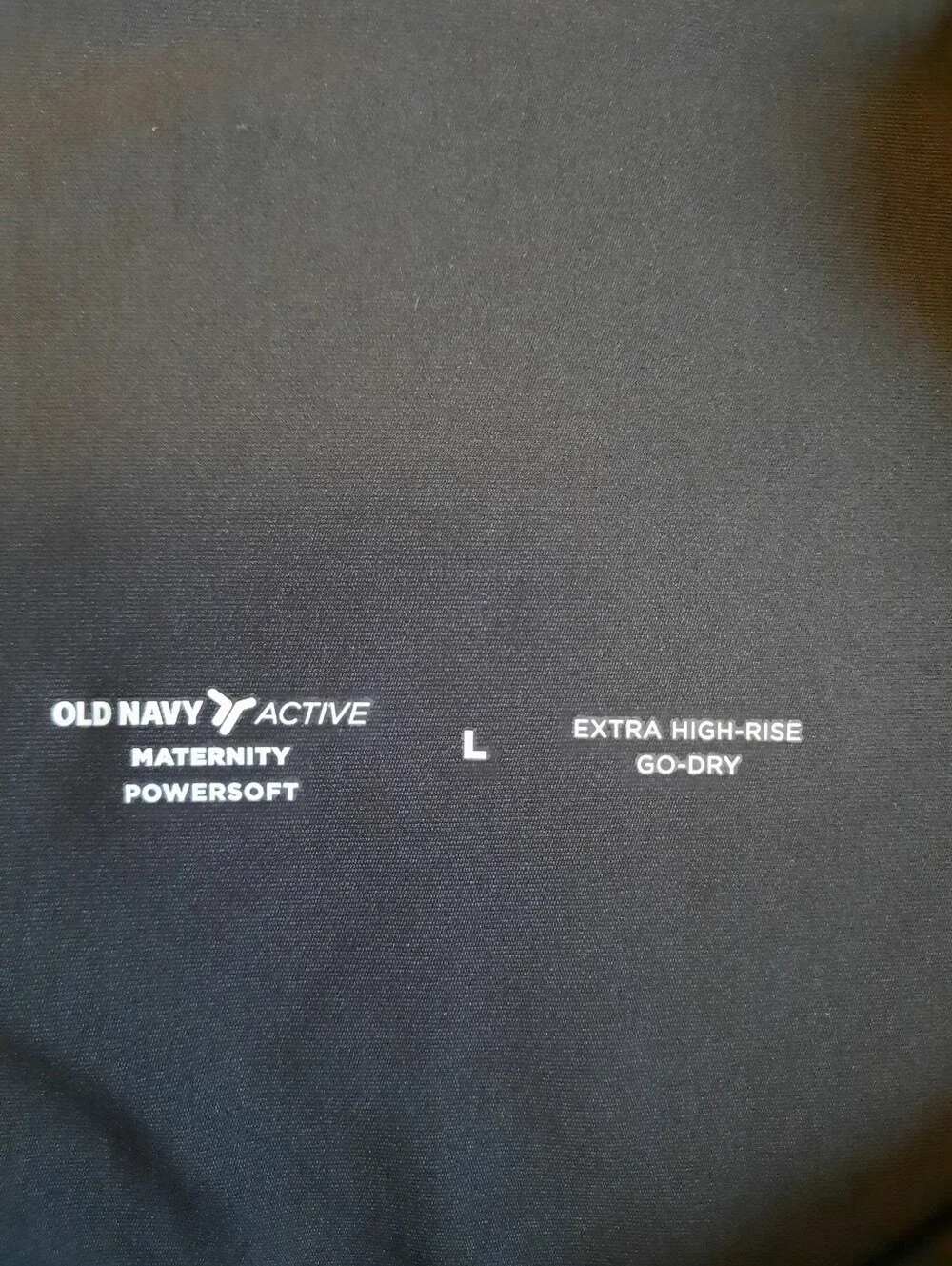 Old Navy Maternity Powersoft Extra High-Rise Active Black Leggings Size Large